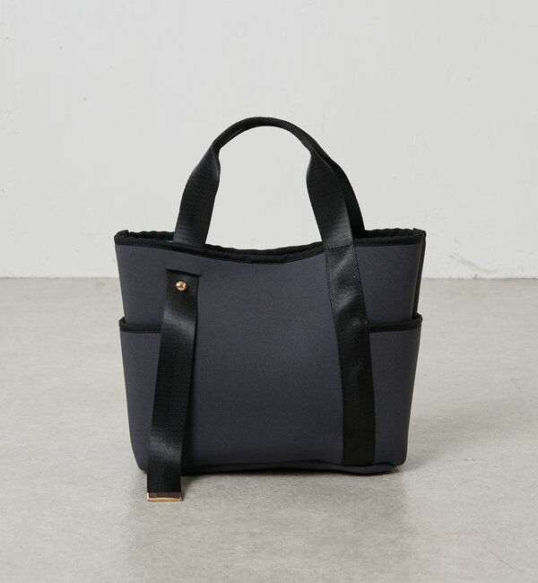  「【軽量/500mlペットボトル収納可】ミニウエットダブルポケットトート」|トートバッグ|