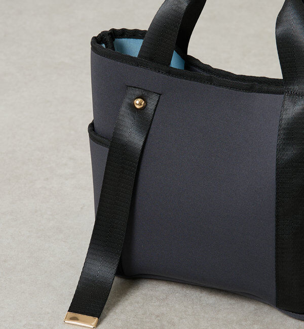  「【軽量/500mlペットボトル収納可】ミニウエットダブルポケットトート」|トートバッグ|