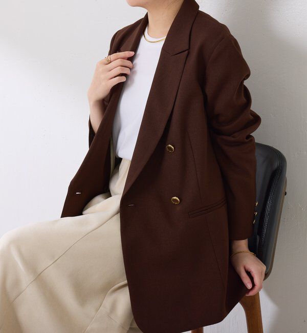  「ウールライクダブルジャケット」|デニムジャケット|