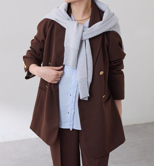  「ウールライクダブルジャケット」|デニムジャケット|