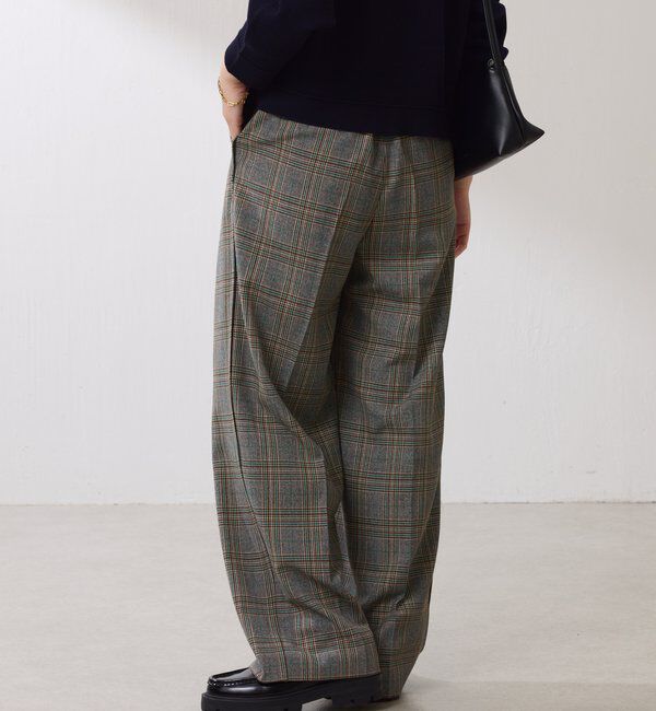  「ウールライクタックパンツ」|チノ|