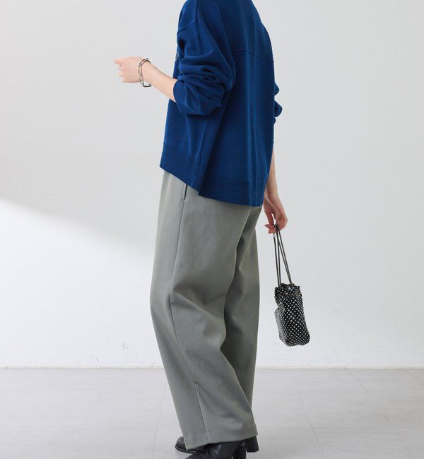  「スウェットライクラウンドヘムニット」|ニット・セーター|