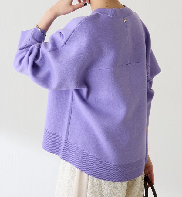  「スウェットライクラウンドヘムニット」|ニット・セーター|