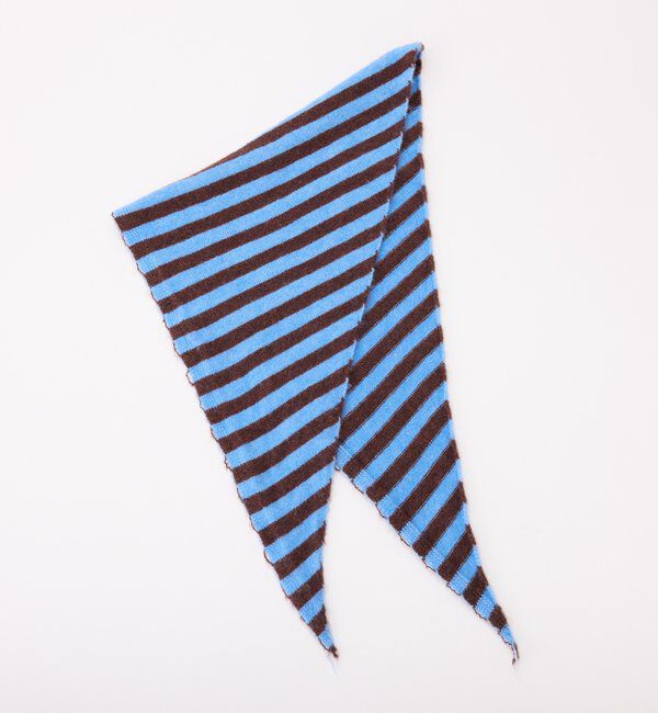  「【PAPILLONNER/パピヨネ】ニットボーダーストール」|マフラー|