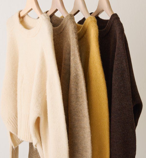  「ヤクライクショートニット」|ニット・セーター|