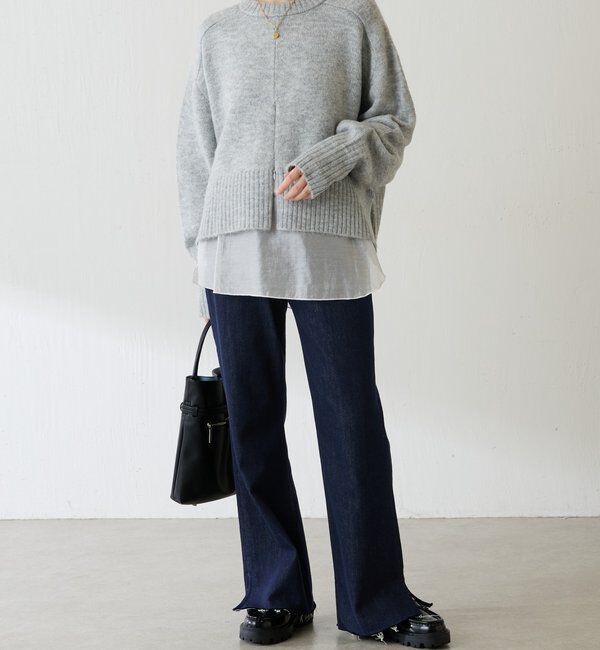  「ヤクライクショートニット」|ニット・セーター|