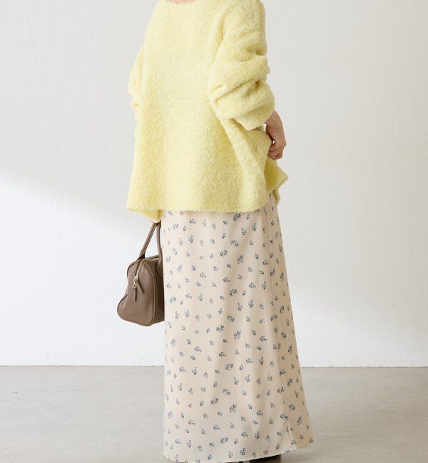  「【マルチに着れる】ウールブレンドモールオーバーニット」|ニット・セーター|