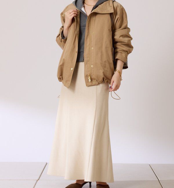  「ライナー付きスタンドネックブルゾン」|キュロット|