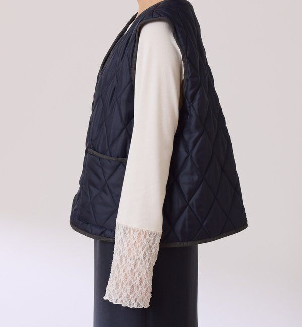  「ライナー付きスタンドネックブルゾン」|キュロット|