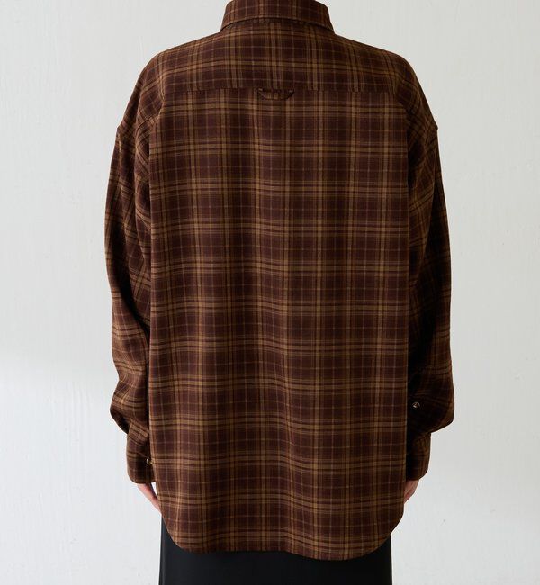  「メタルボタンチェックシャツ」|シャツ・ブラウス|