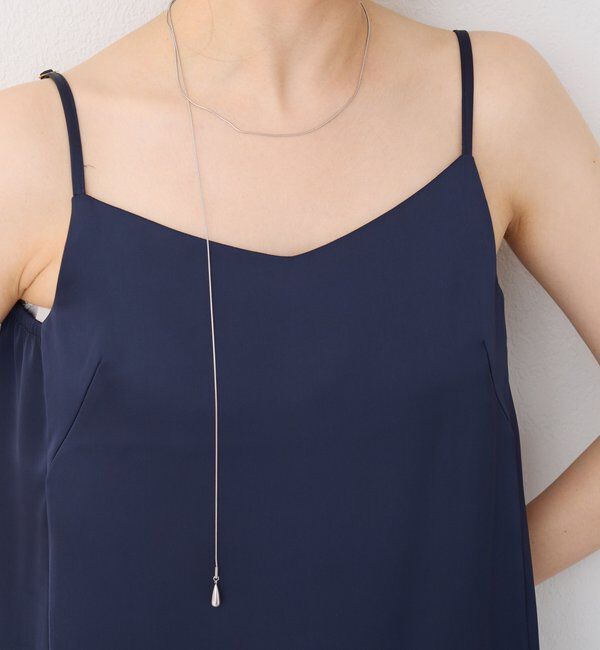  「【PAPILLONNER/パピヨネ】ステンレスドロップネックレス」|リング|