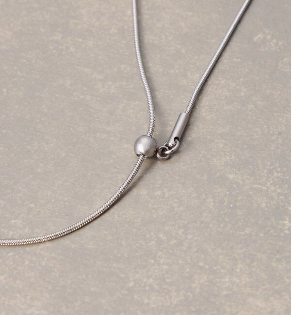  「【PAPILLONNER/パピヨネ】ステンレスドロップネックレス」|リング|