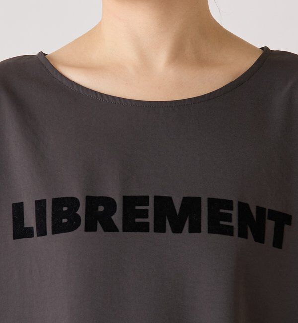  「フロッキーロゴ袖リブロンT/Tブラウス」|Tシャツ・カットソー|