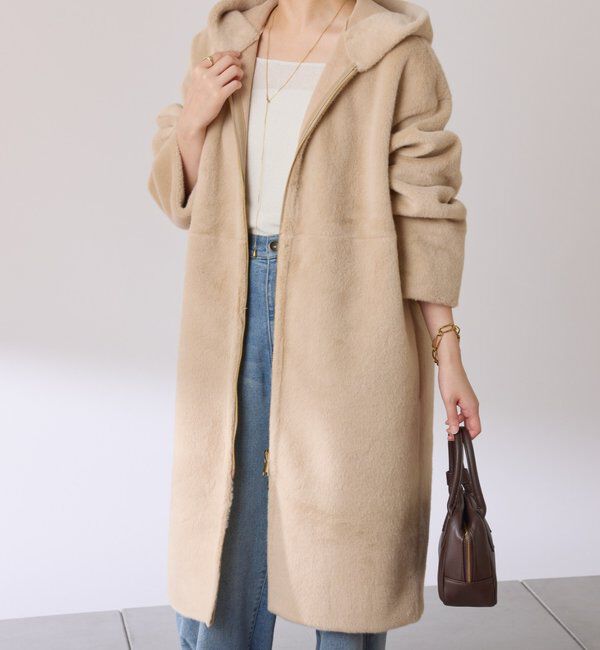  「リバーシブルフェイクファーコート」|その他|