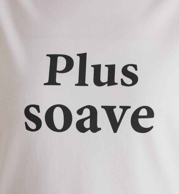  「plus soave ロゴロンT」|Tシャツ・カットソー|