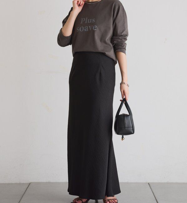  「plus soave ロゴロンT」|Tシャツ・カットソー|