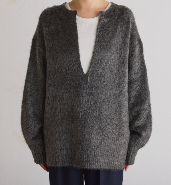  「エアリー深Vニット」|ニット・セーター|