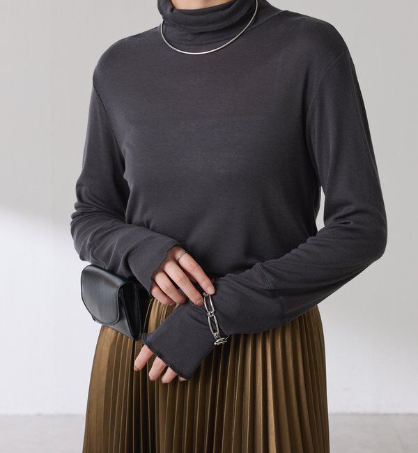  「ウール混シアータートル」|Tシャツ・カットソー|