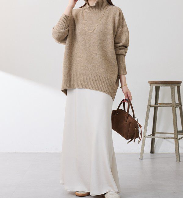  「【IDE監修大きめサイズ/WEB限定リバイバル】サテンマーメイドスカート」|スカート|