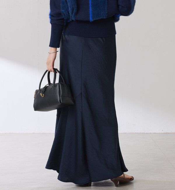  「【IDE監修大きめサイズ/WEB限定リバイバル】サテンマーメイドスカート」|スカート|