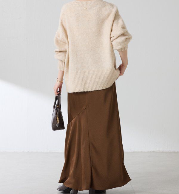  「【IDE監修大きめサイズ/WEB限定リバイバル】サテンマーメイドスカート」|スカート|