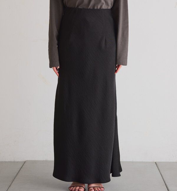  「【IDE監修大きめサイズ/WEB限定リバイバル】サテンマーメイドスカート」|スカート|