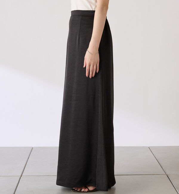  「【COLLAGE&times;gemeil　コラボアイテム】レイヤードサテンスカート」|スカート|