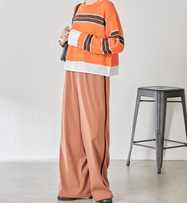  「エアリードッキングボーダーニット」|ニット・セーター|