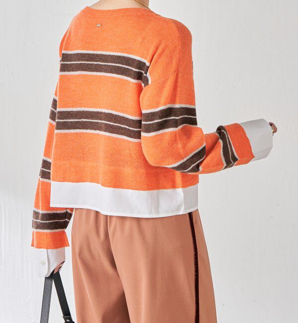  「エアリードッキングボーダーニット」|ニット・セーター|