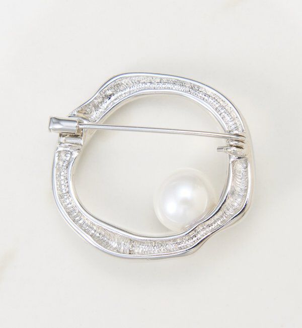  「【PAPILLONNER/パピヨネ】ラウンドパールブローチ」|リング|