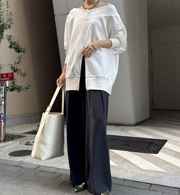  「【累計販売数3万枚突破/23色4サイズ展開！】タックワイドパンツ」|チノ|