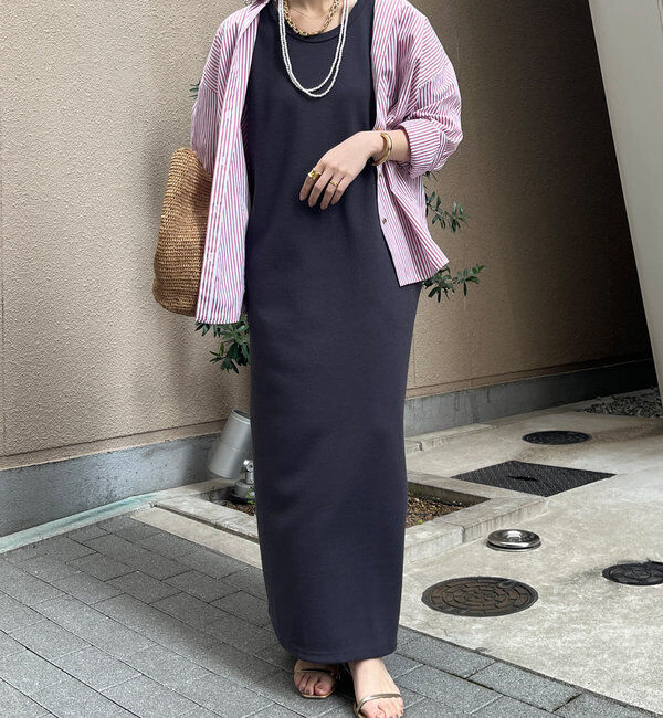  「【全骨格細見え】ブークレーダンボールタンクワンピース」|ワンピース|