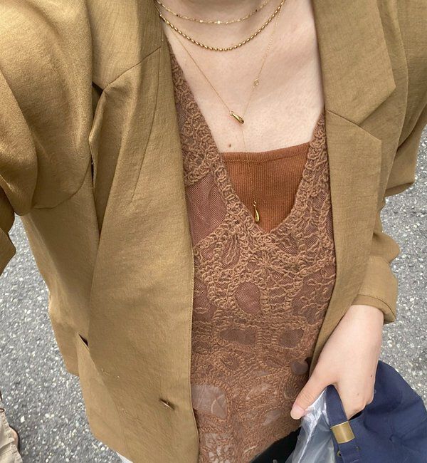  「【インフルエンサー SAKURA企画】アレルギー対応 スライダーネックレス」|ネックレス|