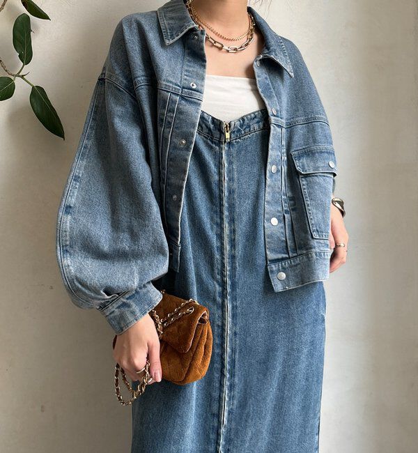  「袖ボリュームGジャン」|ブルゾン・スタジャン|