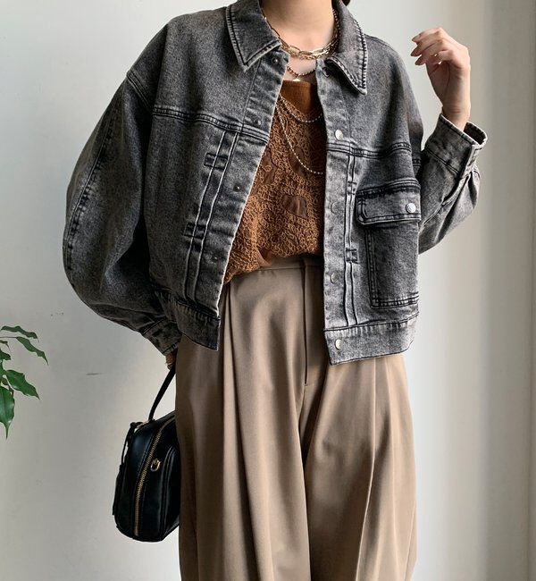  「袖ボリュームGジャン」|ブルゾン・スタジャン|