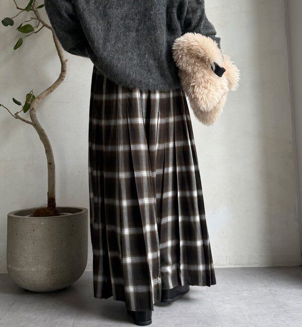  「チェックプリーツスカート」|スカート|