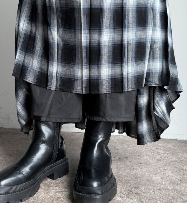  「チェックプリーツスカート」|スカート|