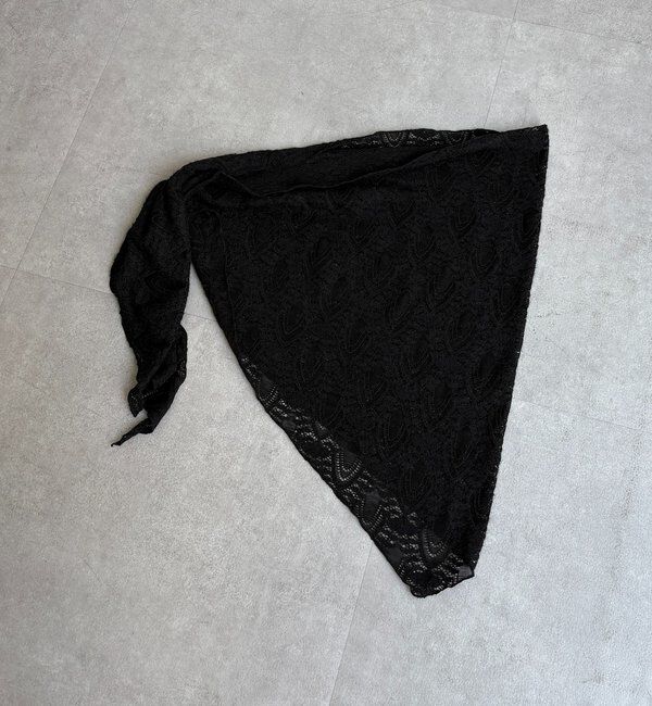  「起毛レースストール」|マフラー|