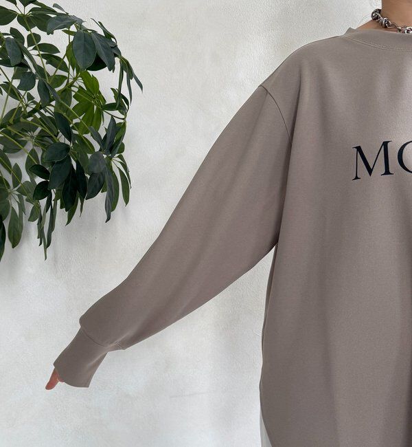  「カットジョーゼットMOREEロゴTEEブラウス」|シャツ・ブラウス|