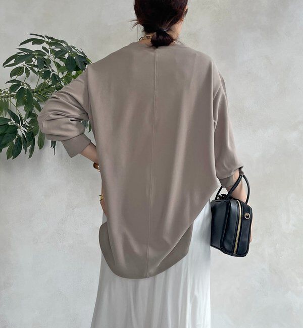  「カットジョーゼットMOREEロゴTEEブラウス」|シャツ・ブラウス|