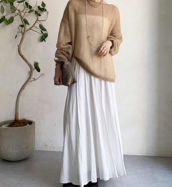  「シアーモヘヤプルオーバー」|ニット・セーター|