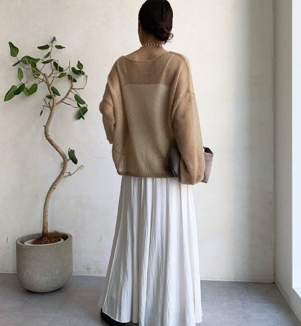  「シアーモヘヤプルオーバー」|ニット・セーター|
