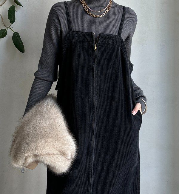  「【新色追加】コーデュロイジャンスカ」|ワンピース|