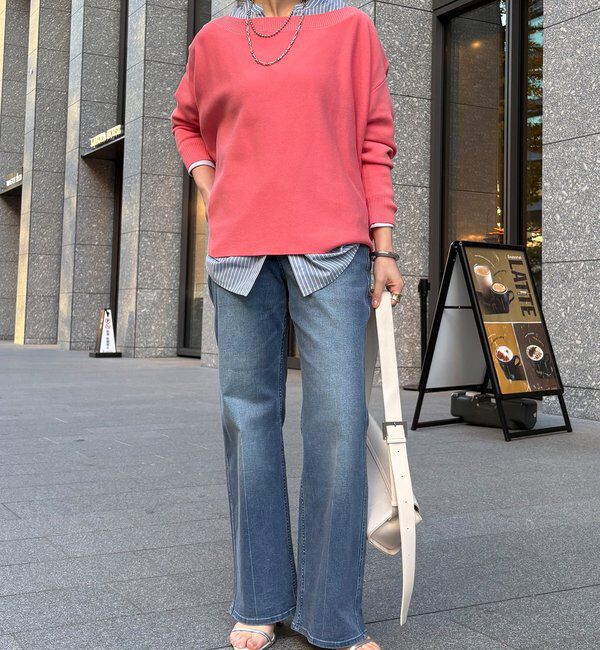  「ボートネックプルオーバー」|ニット・セーター|