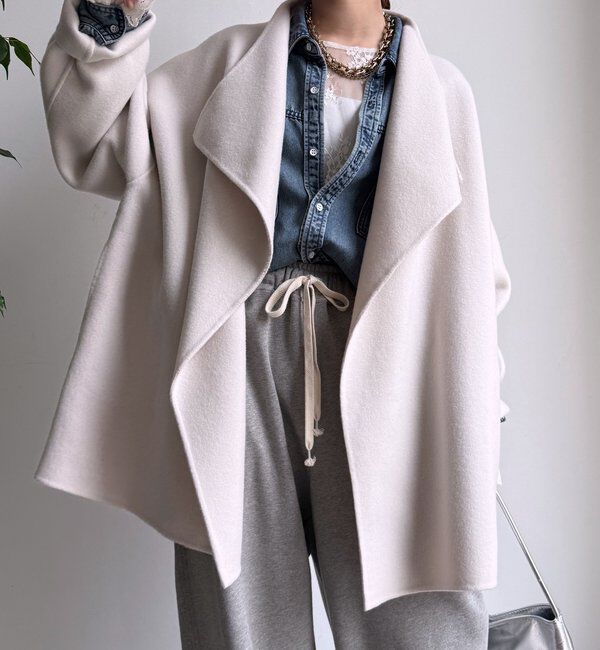  「ハンドメイドミドル丈コート」|その他|