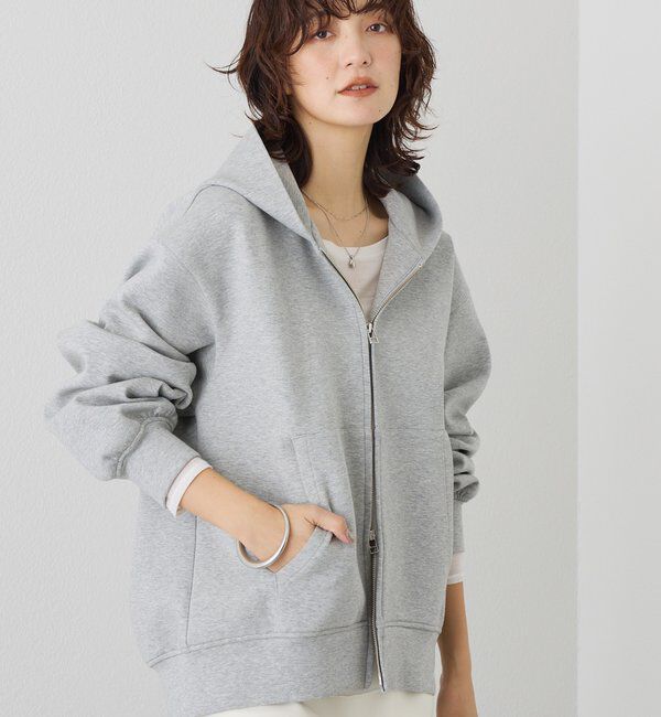  「【新色追加/リバイバル】バックテールZIPパーカー」|パーカー|ライトグレー