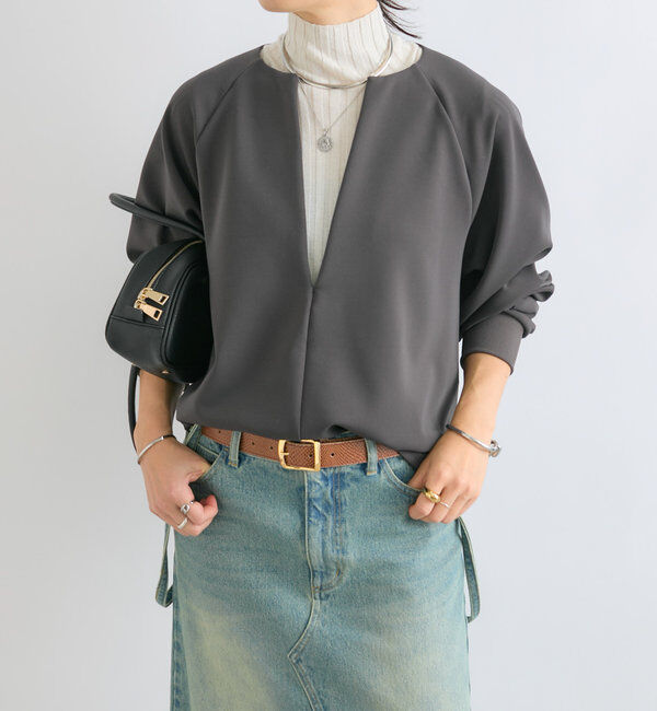  「【新色追加・リバイバル】シルクカシミヤリブニット」|ニット・セーター|