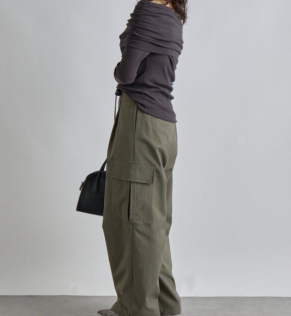  「【女性らしい抜け感】シアーテレコオフショルカットソー」|Tシャツ・カットソー|