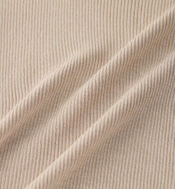  「【オンオフ使える】2wayリブニット」|ニット・セーター|