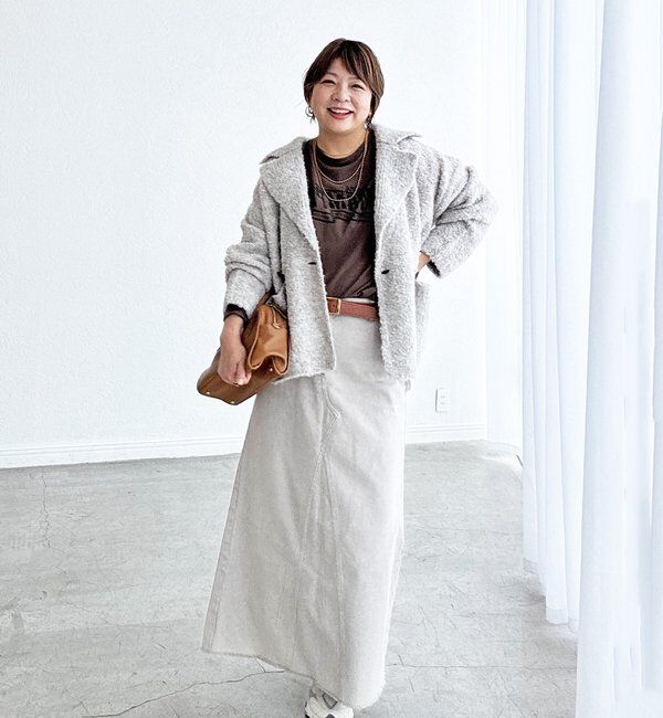  「【インフルエンサーYossshiiii企画】ボアライクコーディガン」|カーディガン|